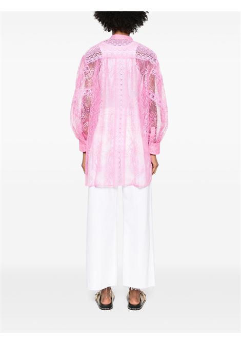 Pink Lumie lace-design blouse Charo Ruiz Ibiza - women CHARO RUIZ IBIZA 1989 | 241216RS